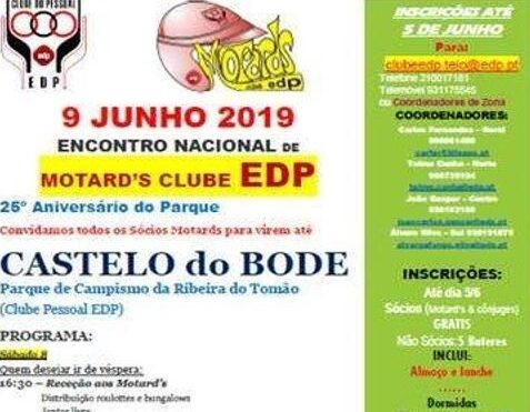 Encontro Nacional de motards do Clube EDP