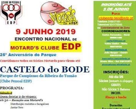 Encontro Nacional de motards do Clube EDP